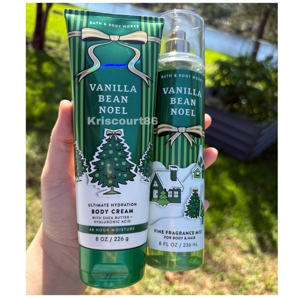 BBW Vanilla Bean Noel 2PC FULL-SIZE SET NEW - Picture 8 of 15